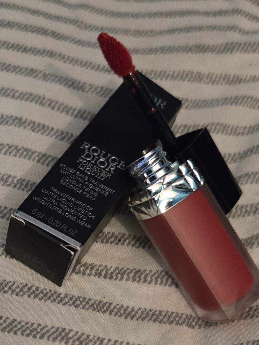 Dior Liquid Matte Lipstick — Deep Red 760 Forever Glam